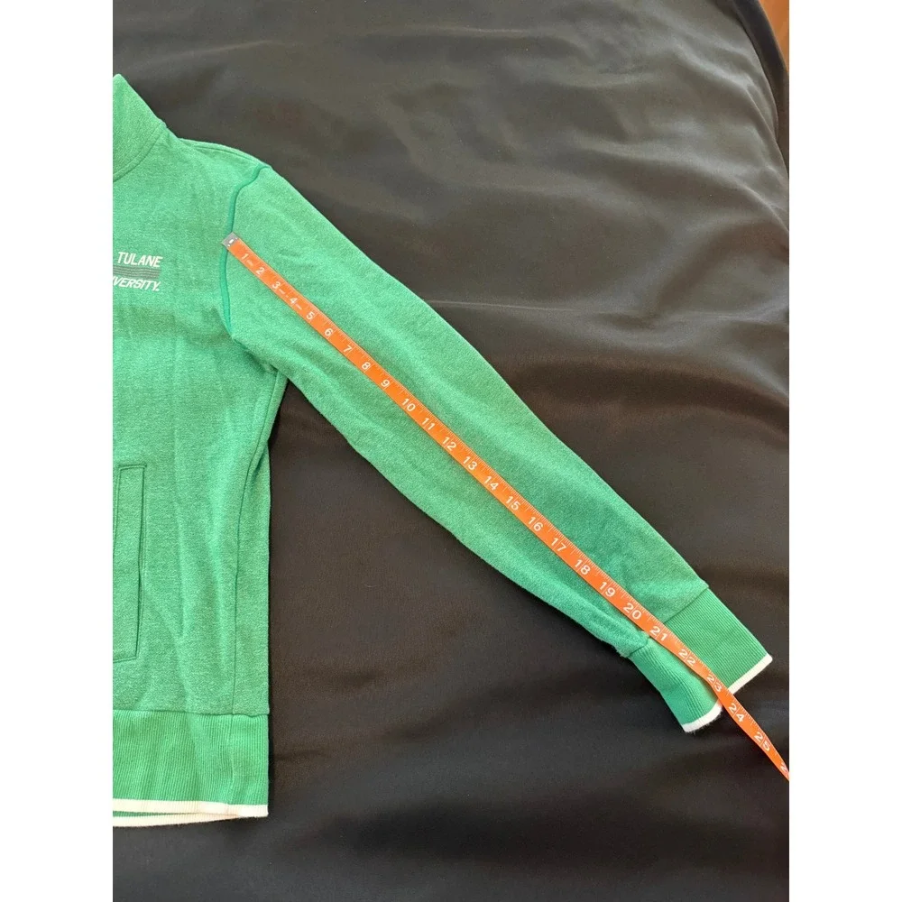 Under Armour Tulane University ColdGear Full Zip Track Jacket Green XL Mens